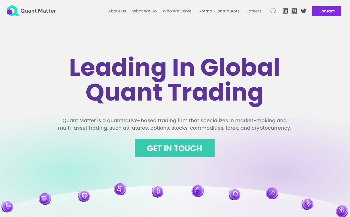 QuantMatter - Crypto Consulting Service