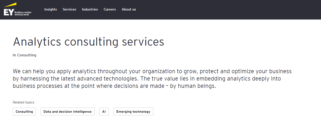EY Blockchain Services – Crypto Consulting Service