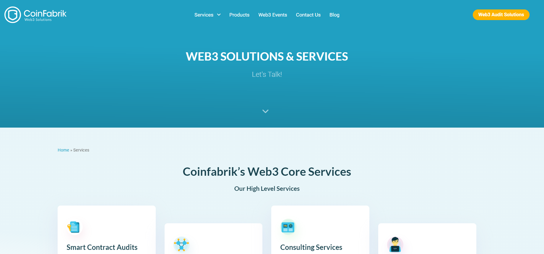 CoinFabrik – Crypto Consulting Service